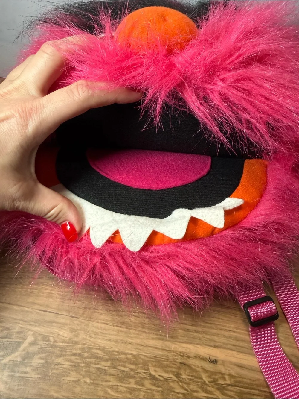 Disney Parks Muppets Animal Plush Mini Backpack Pink